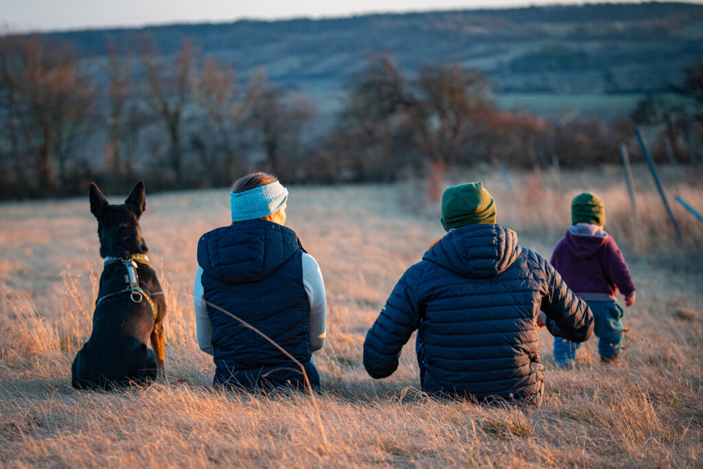Hundetraining Naturpädagogik Hunde Kinder Natur